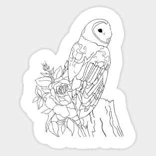 Barn Owl Sticker